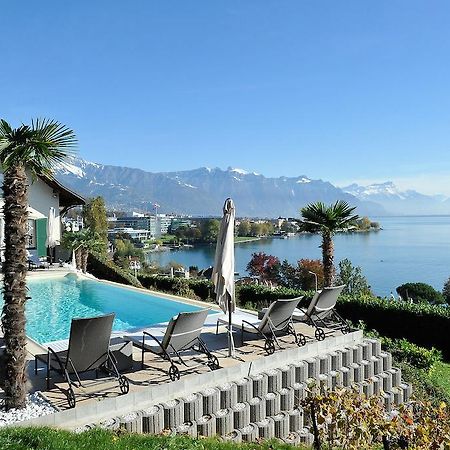 Corseaux Beach Rooms-Riviera Beach Apartments Веве Екстер'єр фото
