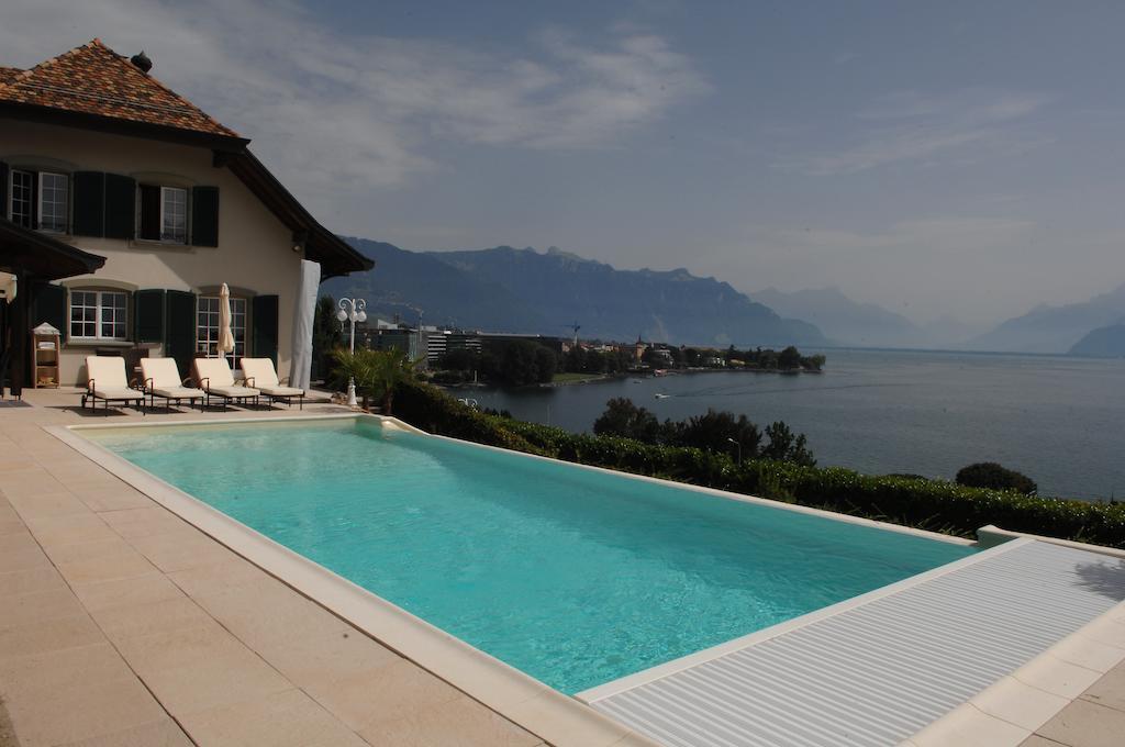 Corseaux Beach Rooms-Riviera Beach Apartments Веве Екстер'єр фото