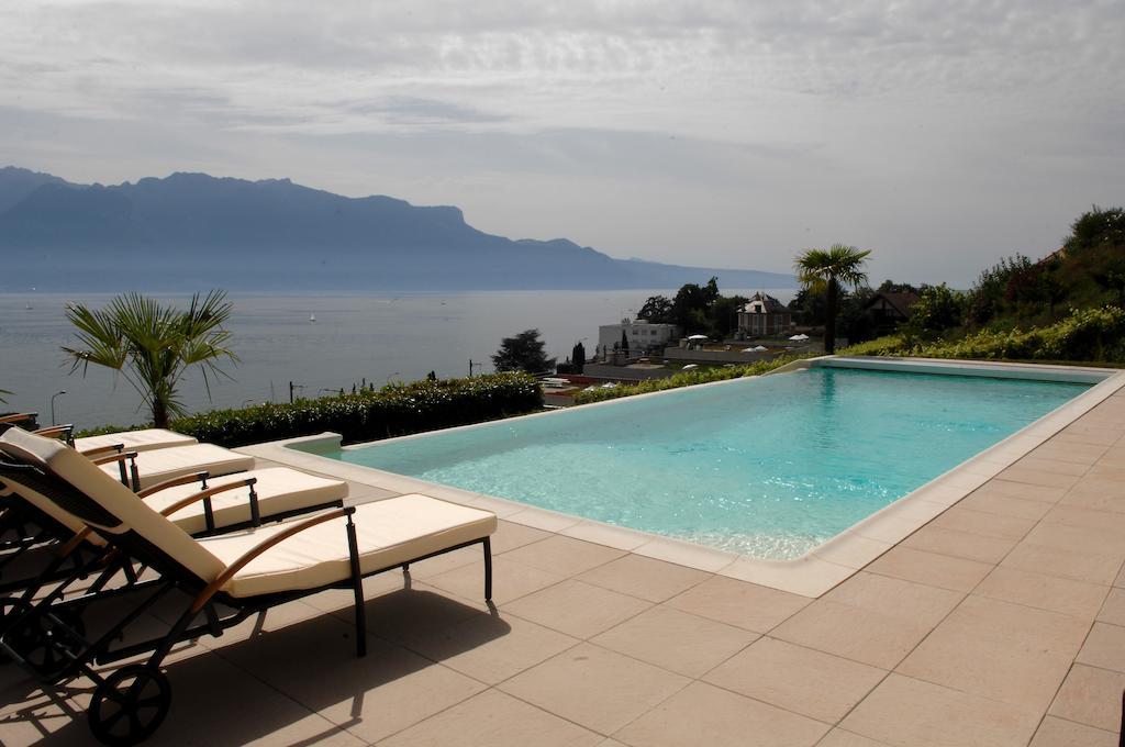 Corseaux Beach Rooms-Riviera Beach Apartments Веве Екстер'єр фото