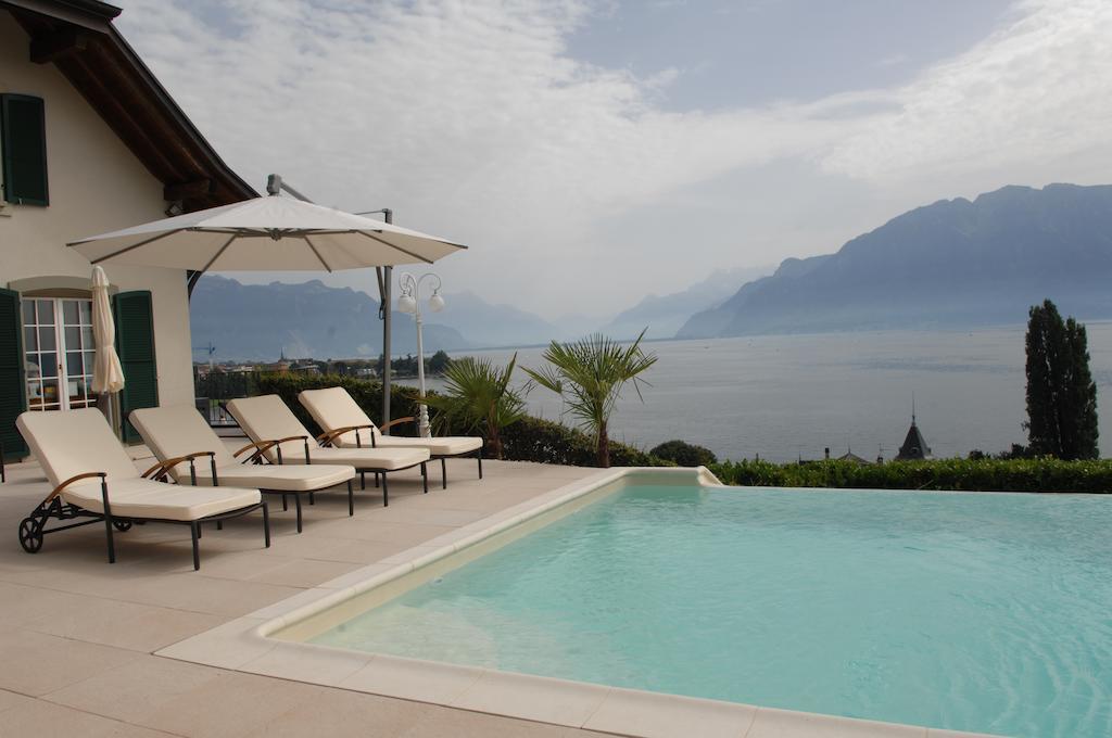 Corseaux Beach Rooms-Riviera Beach Apartments Веве Екстер'єр фото